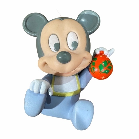 Vintage 80s Disney Mickey Mouse baby ornament - Picture 1 of 4